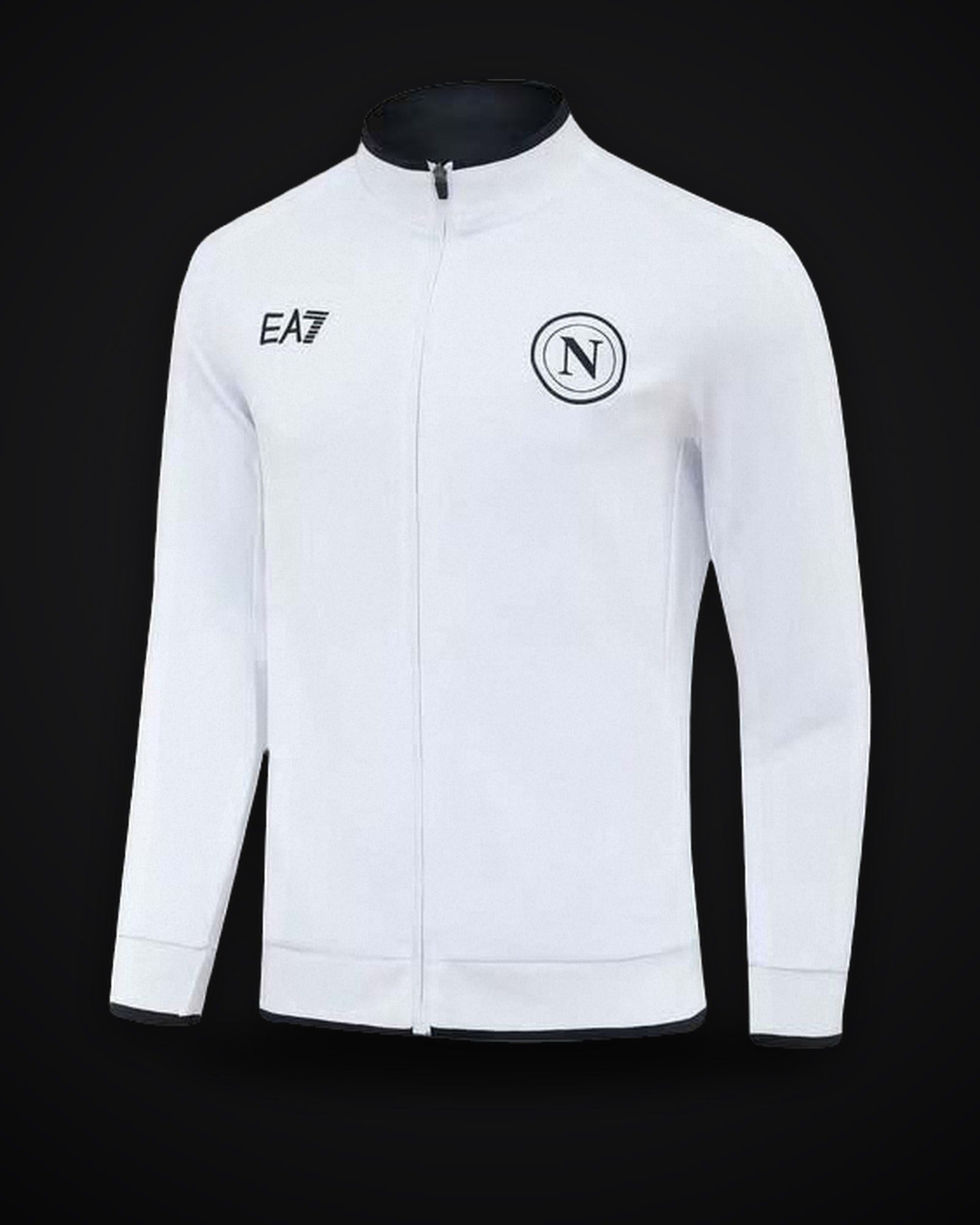 2024 Napoli  Long Zipped Jacket white