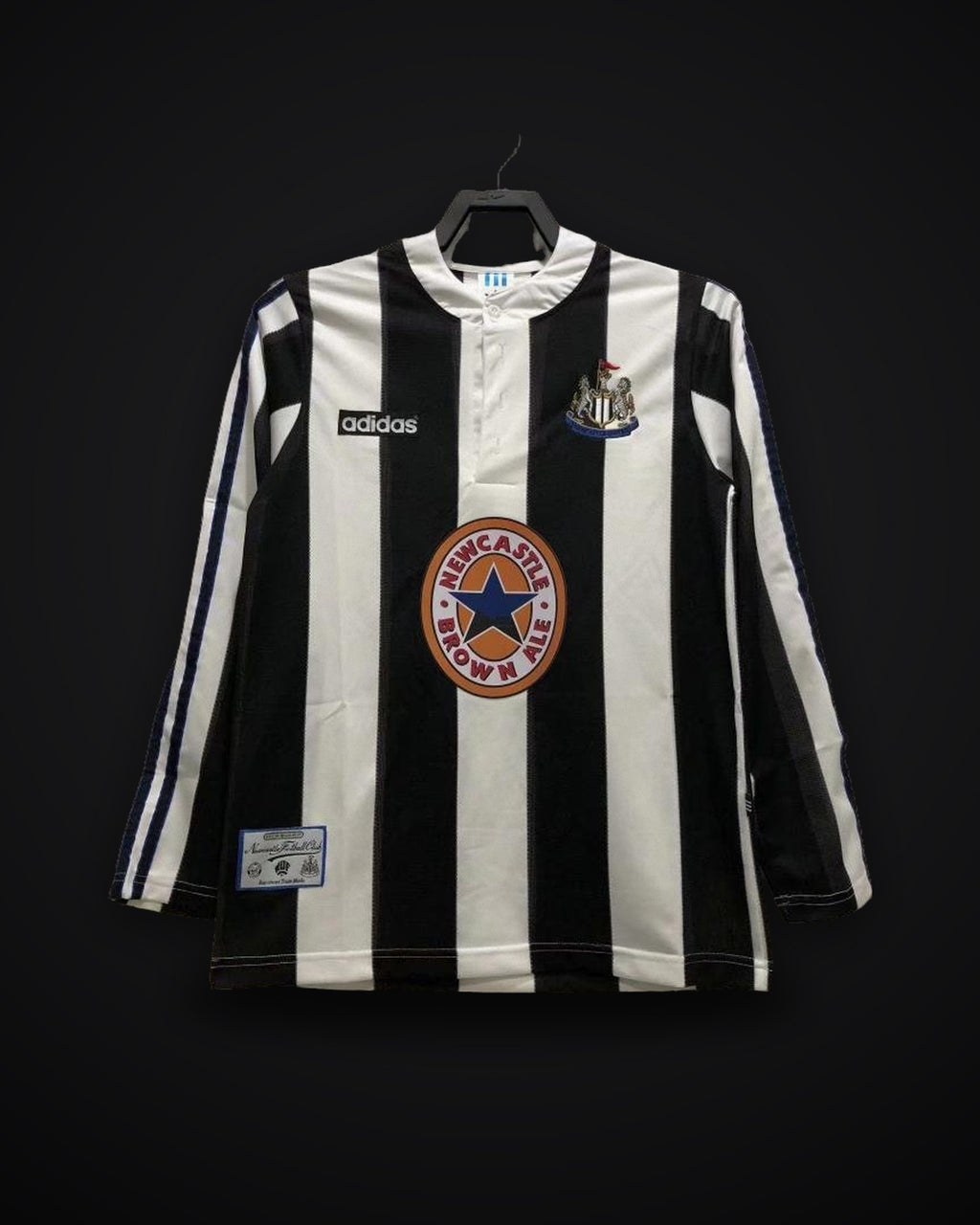 1995/1997 Retro Long Sleeve Newcastle United Home
