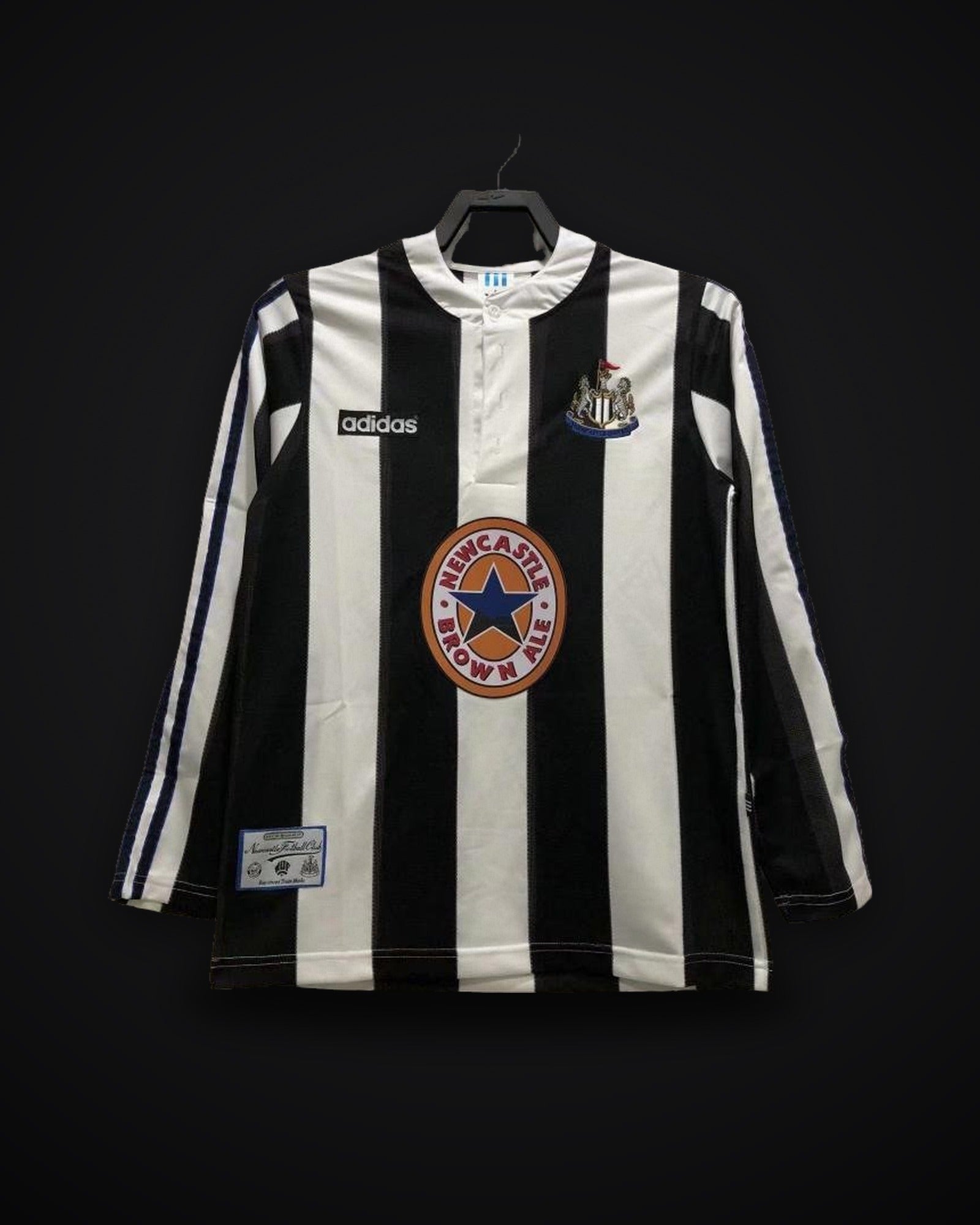 1995/1997 Retro Long Sleeve Newcastle United Home
