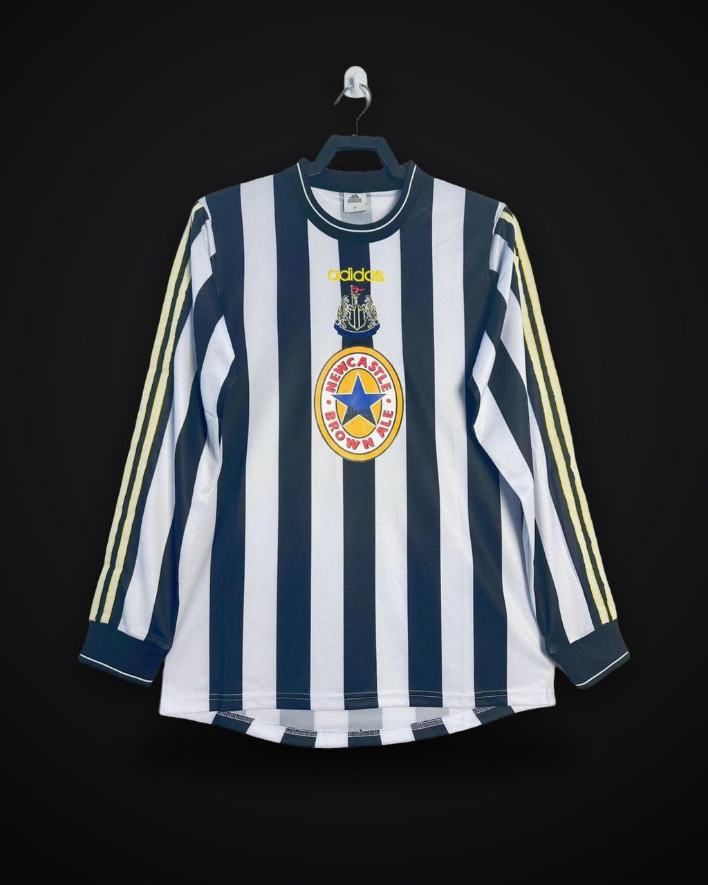 1997-1999 Retro Long Sleeve Newcastle United Home