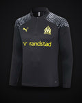 2023/2024 Olympique de Marseille Half-Pull Training Suit Black