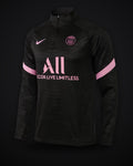 2021/2022 Psg Paris Saint-Germain Half-Pull Training Suit Black Set