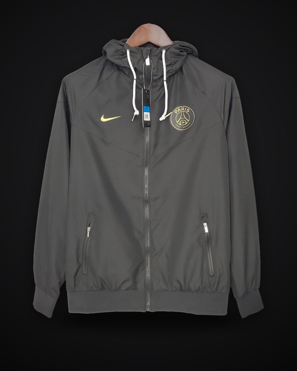2021/2022 Psg Paris Saint-Germain Windbreaker Black