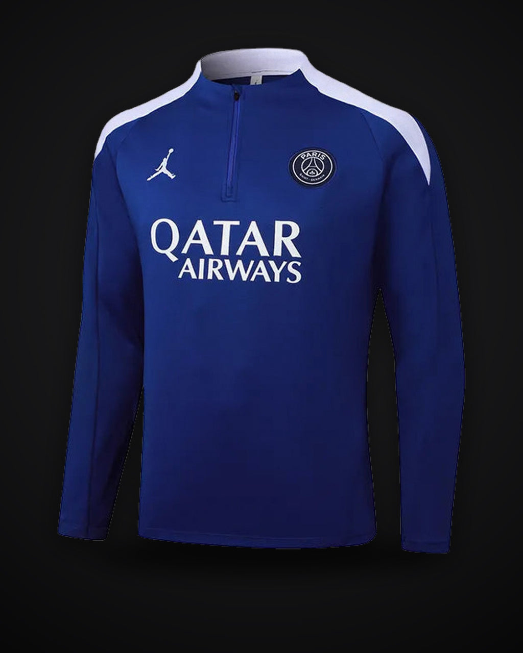 2025/2026 Psg Paris Saint-Germain Half-Pull Training Suit Blue Set