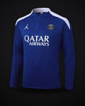 2025/2026 Psg Paris Saint-Germain Half-Pull Training Suit Blue Set