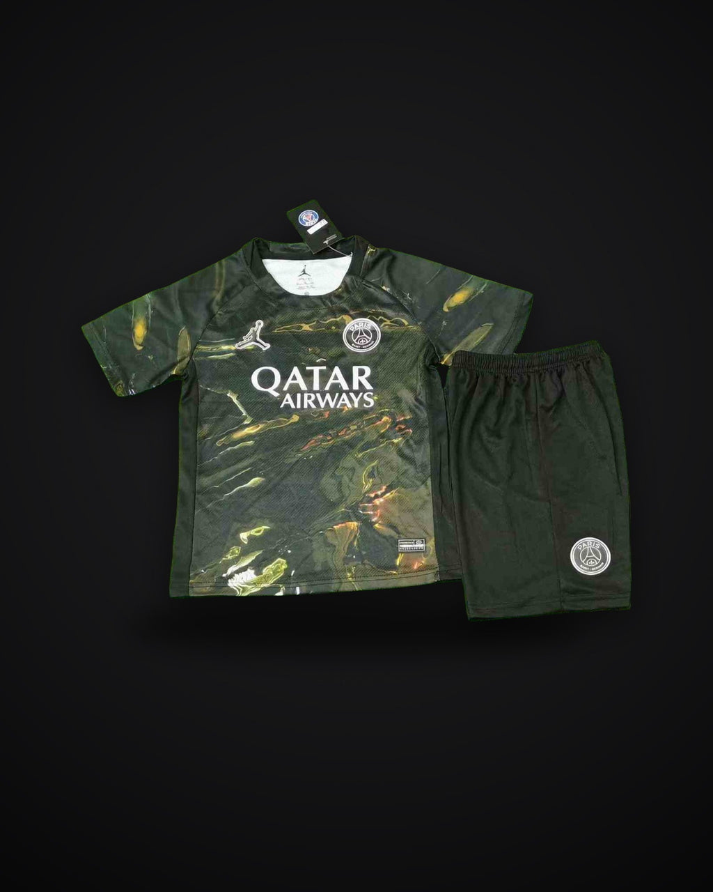 2026/2027 Kids Size Psg Paris Special Edition Black  Football Shirt 1:1 Thai Quality
