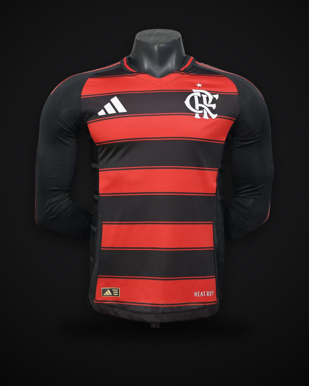 2025/2026 Long Sleeve Player Version Flamengo Home Jersey