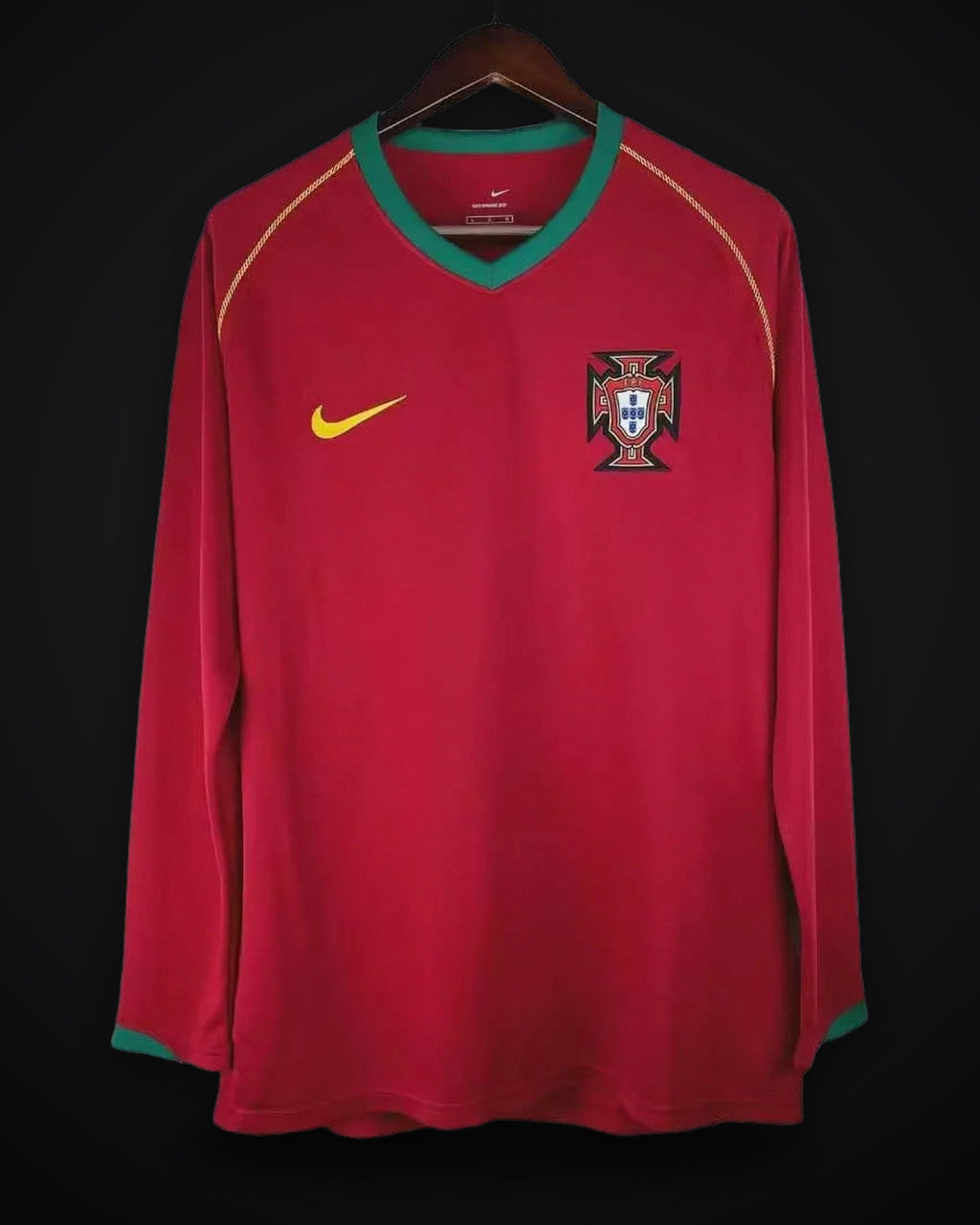 2006 Retro Long Sleeve Portugal Home
