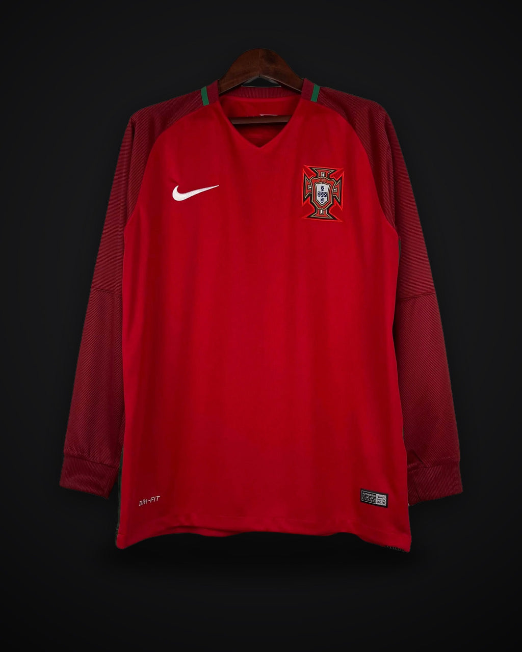 2016 Retro Long Sleeve Portugal Home