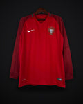2016 Retro Long Sleeve Portugal Home