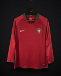 2018 Retro Long Sleeve Portugal Home