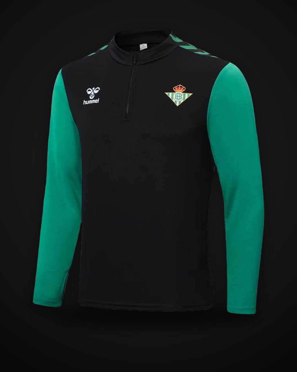 2022/2023 Real Betis Half-Pull Training Suit Black