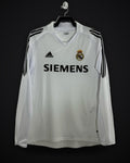 2005/2006 Retro Long Sleeve Real Madrid Home