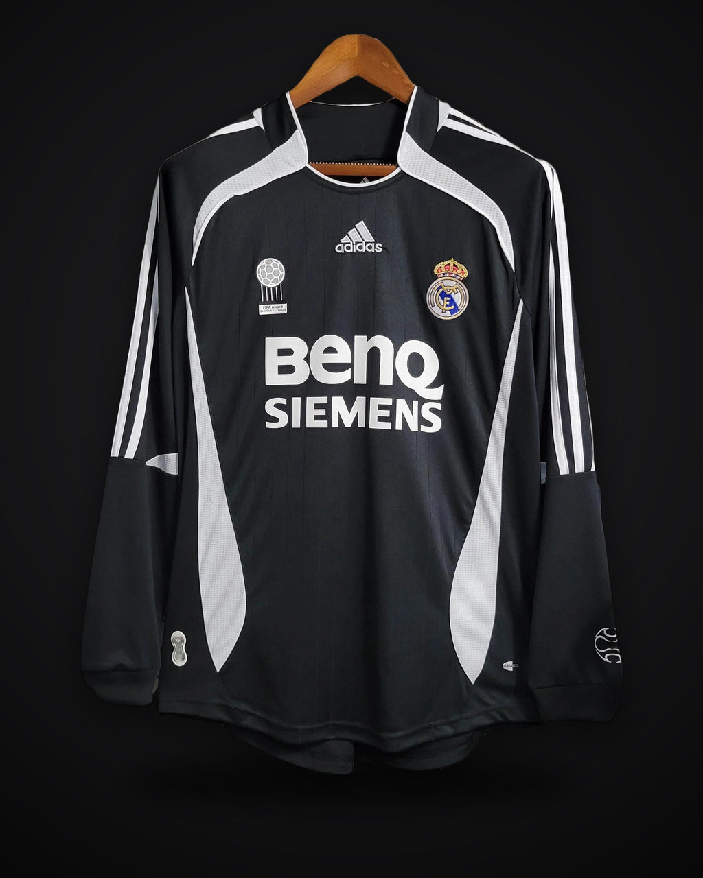 2006/2007 Retro Long Sleeve Real Madrid Away Jersey
