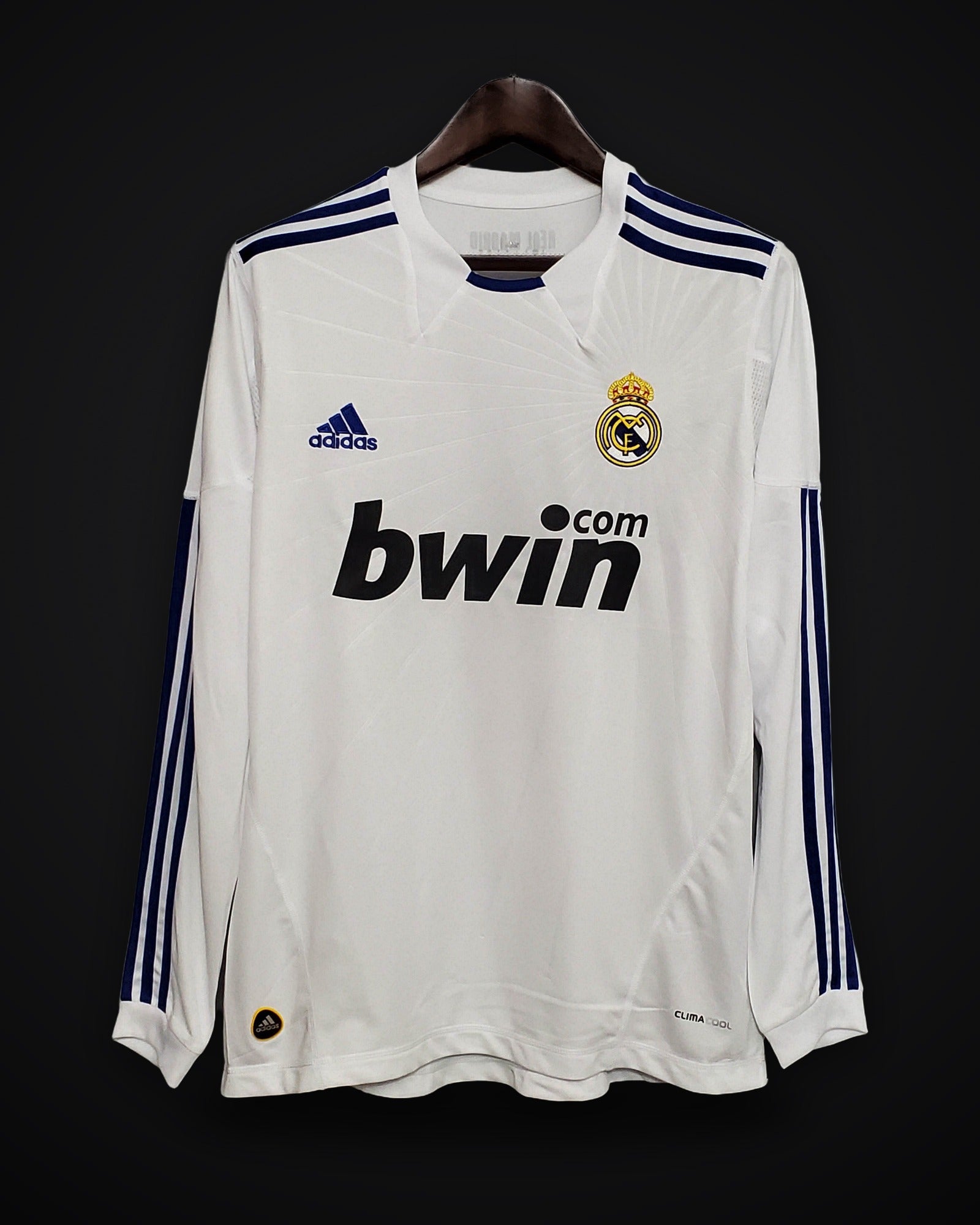 2010/2011 Retro Long Sleeve Real Madrid Home