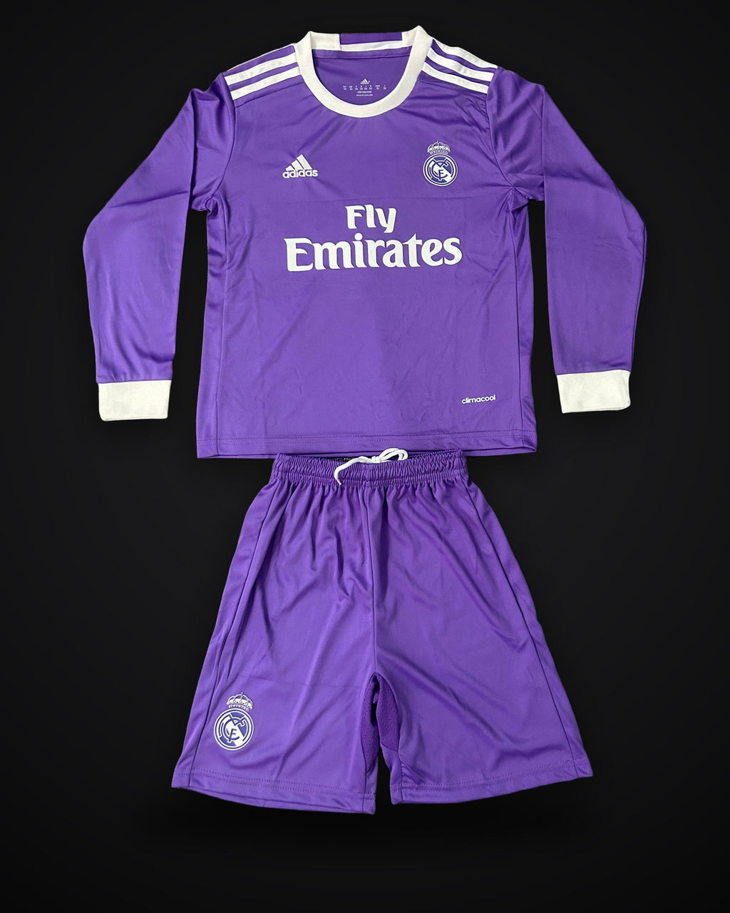 2016/2017 Retro Long Sleeve Real Madrid Away