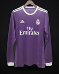 2016/2017 Retro Long Sleeve Real Madrid Away