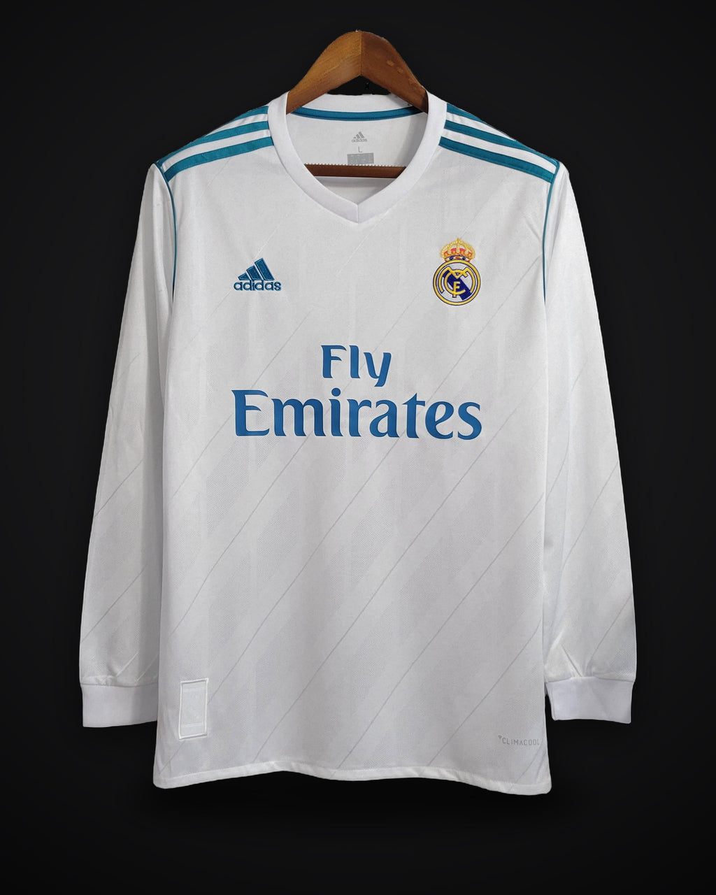 2017/2018 Retro Long Sleeve Real Madrid Home