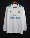 2017/2018 Retro Long Sleeve Real Madrid Home
