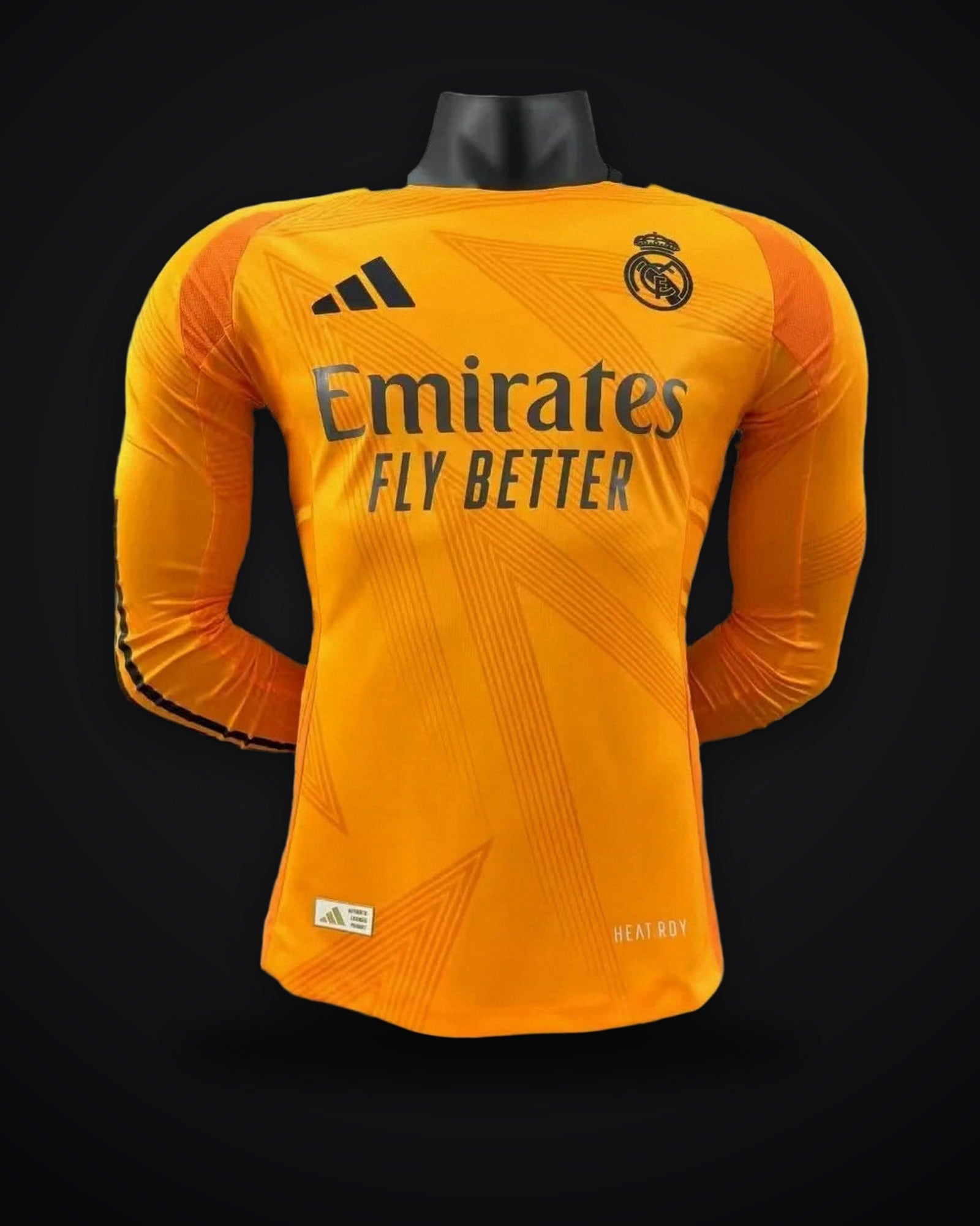 2024/2025 Player Version Real Madrid Away Long Sleeve Jersey
