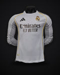 2025/2026 Long Sleeve Player Version Real Madrid Home