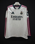 2026/2027 Long Sleeves Real Madrid Home Football Jersey 1:1 Thai Quality topjersey