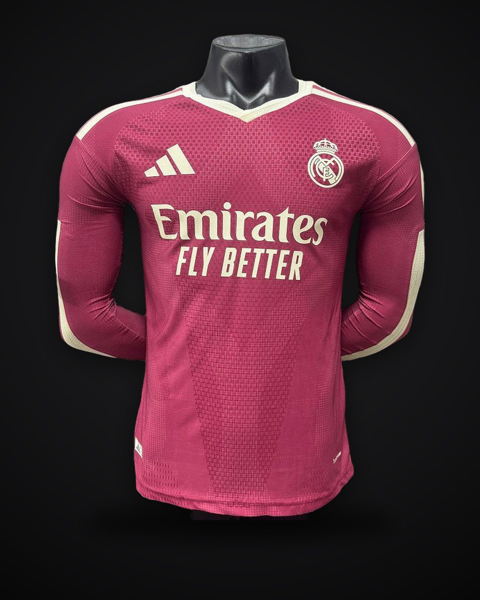 2026/2027 Long Sleeve Player Version Real Madrid Third Away  Jersey 1:1 Thai Quality topjersey