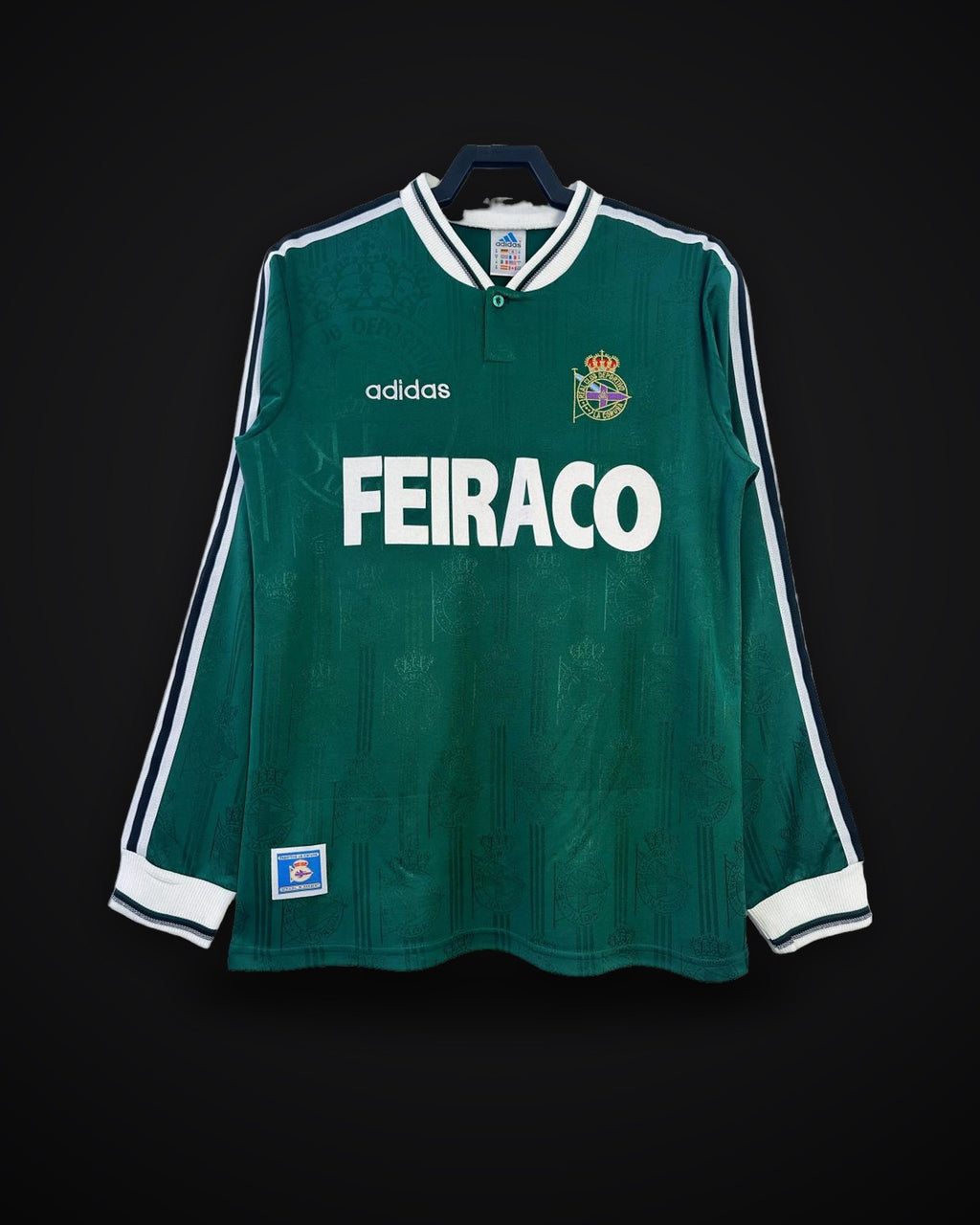 1999-2000 Retro Long Sleeve Deportivo Away