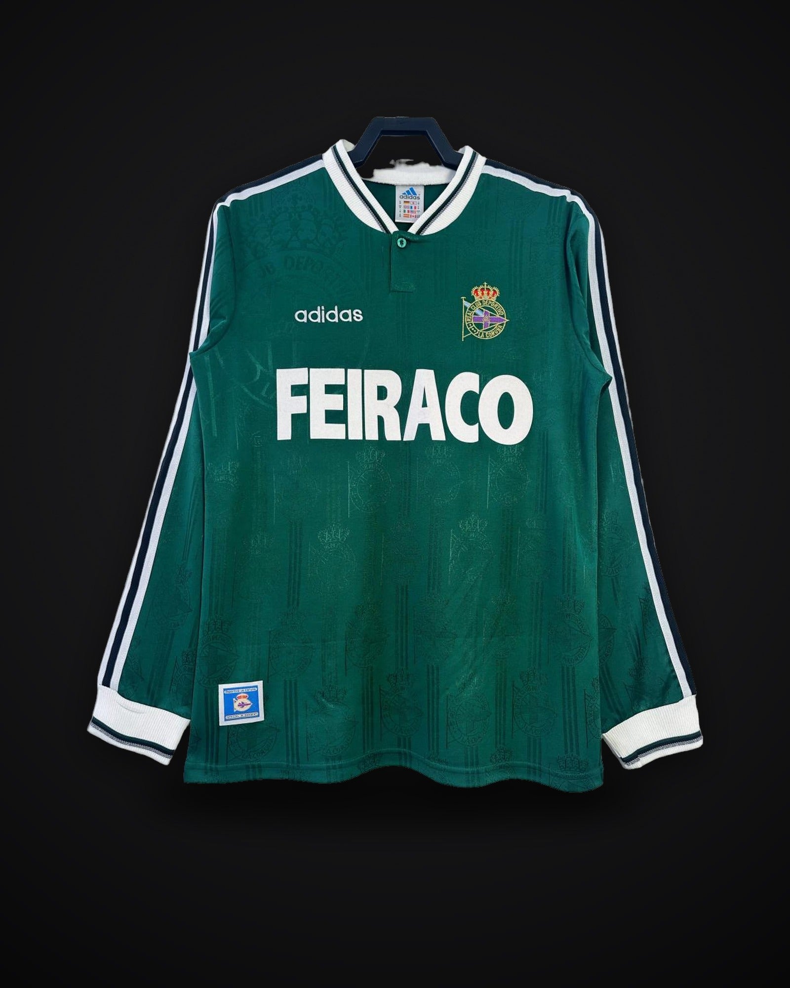 1999-2000 Retro Long Sleeve Deportivo Away