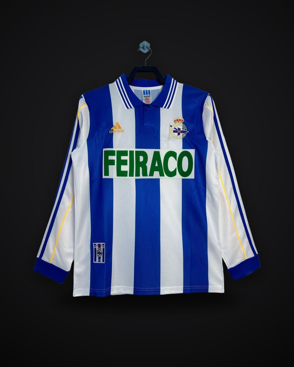 1999-2000 Retro Long Sleeve Deportivo Home