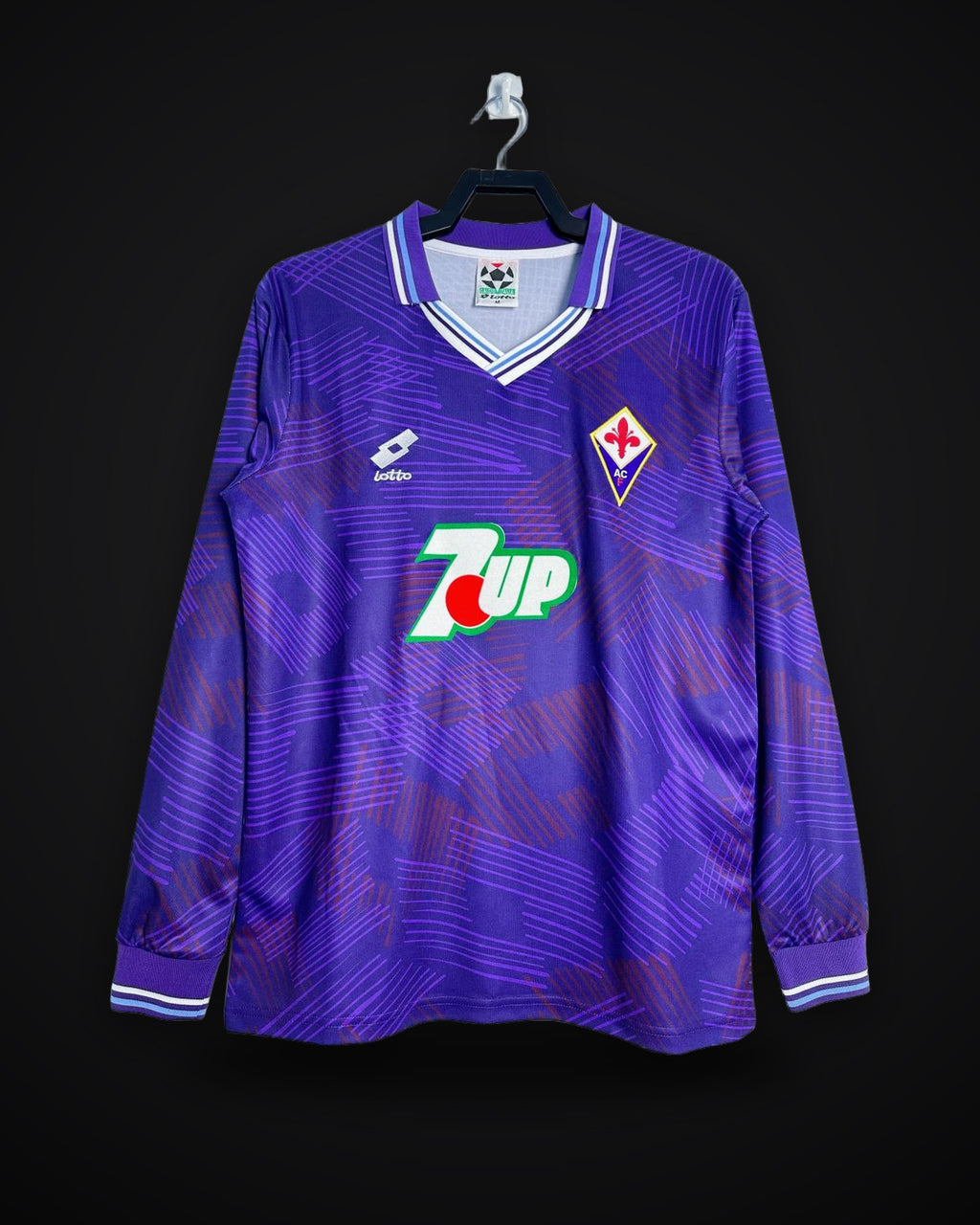 1992/1993 Retro Long Sleeve Fiorentina Home