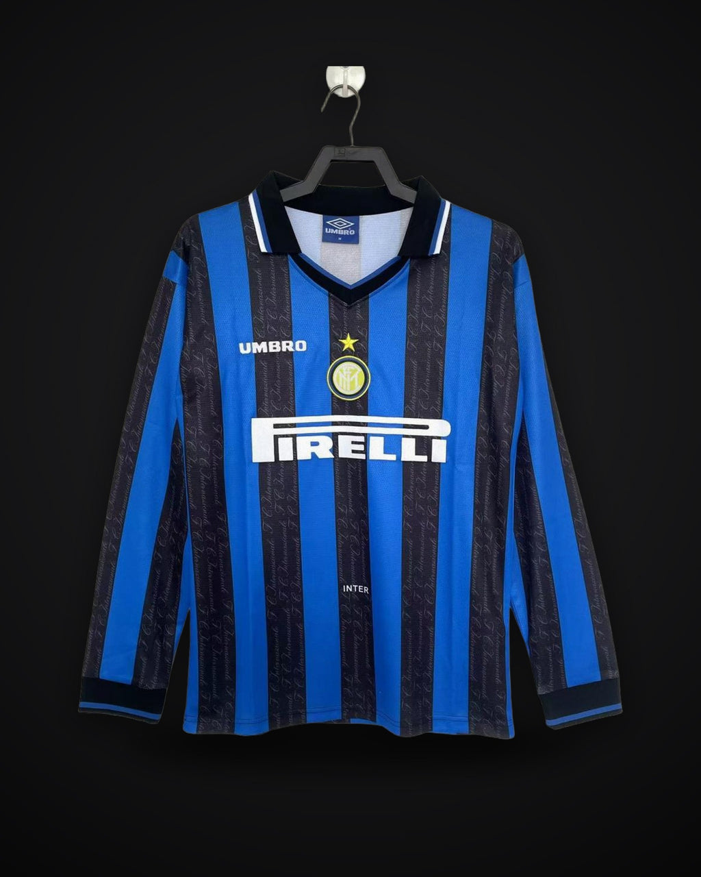 1997/1998 Retro Long Sleeve Internazionale Milan Home