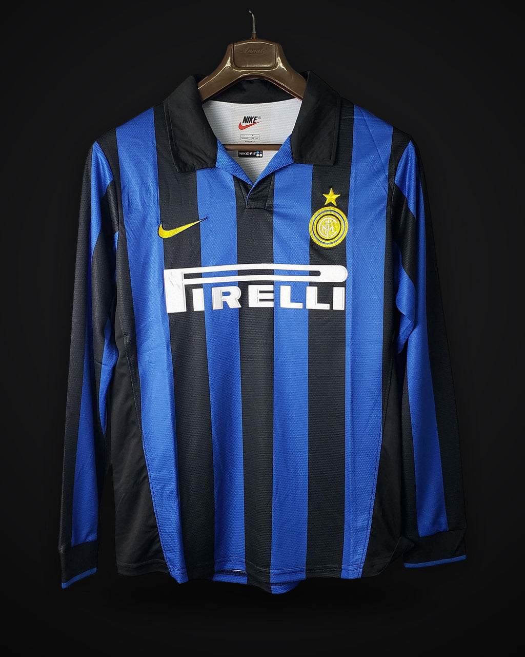 1998/1999 Retro Long Sleeve Internazionale Milan Home