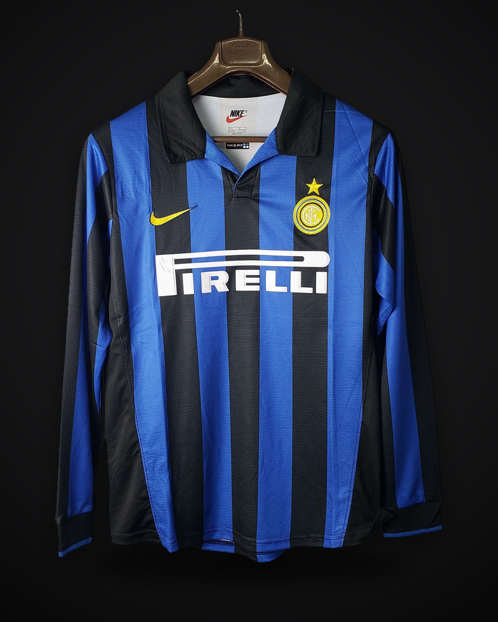 1998/1999 Retro Long Sleeve Internazionale Milan Home