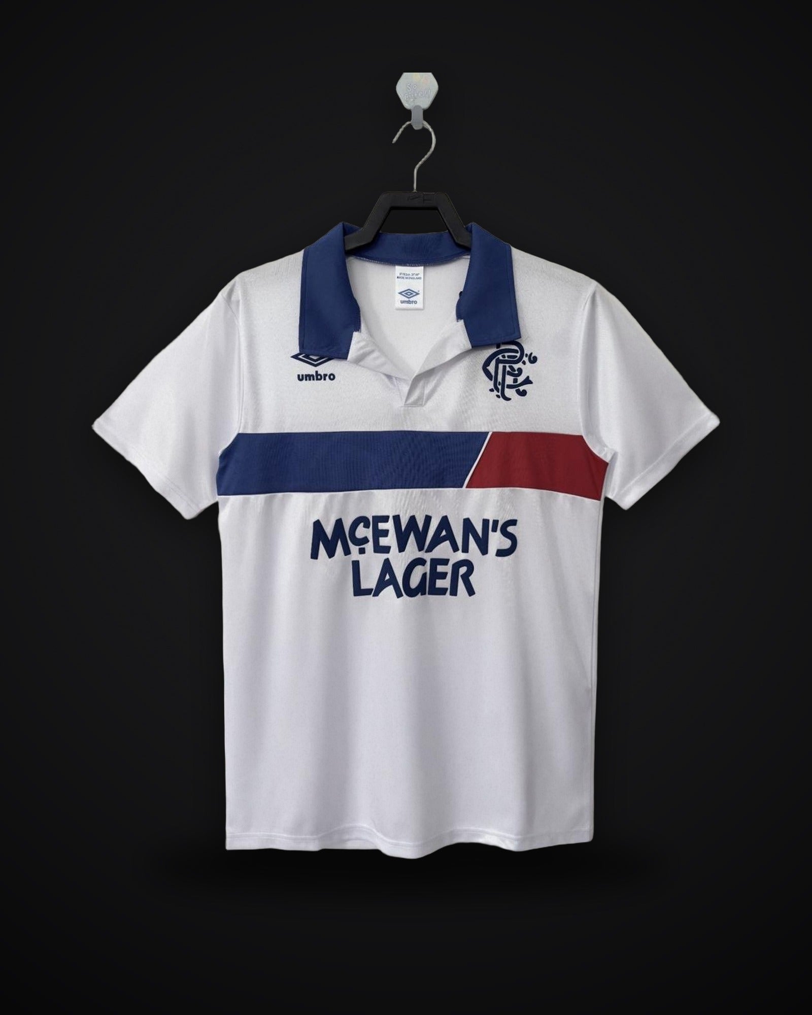 1993/1994 Retro Rangers Away White
