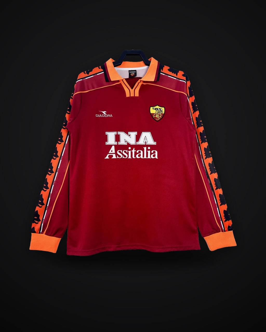 1998-1999 Retro Long Sleeve Roma Home