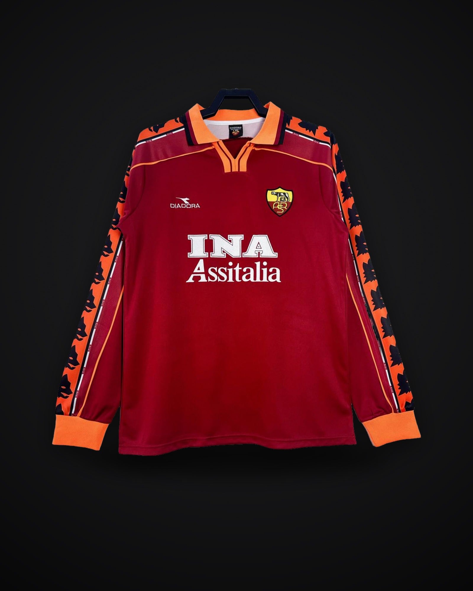 1998-1999 Retro Long Sleeve Roma Home