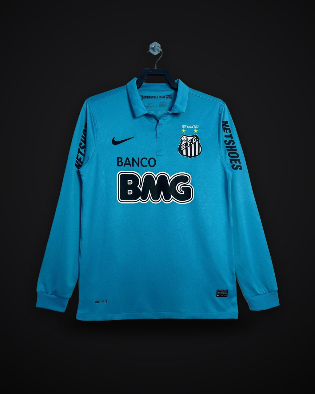 2012-2013 Retro Long Sleeve Santos Third Away