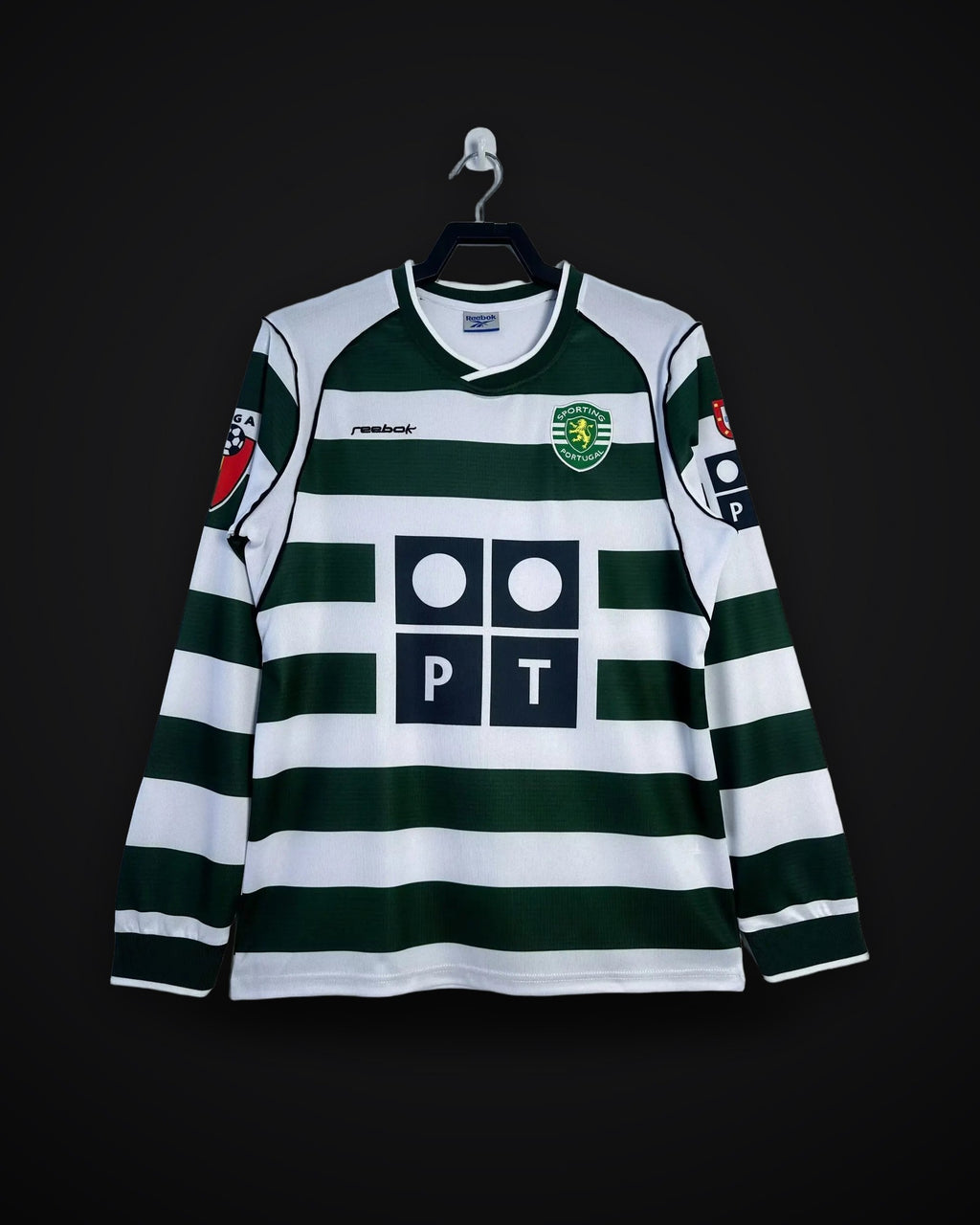 2001/2003 Retro Sporting Lisbon Long Sleeves Home