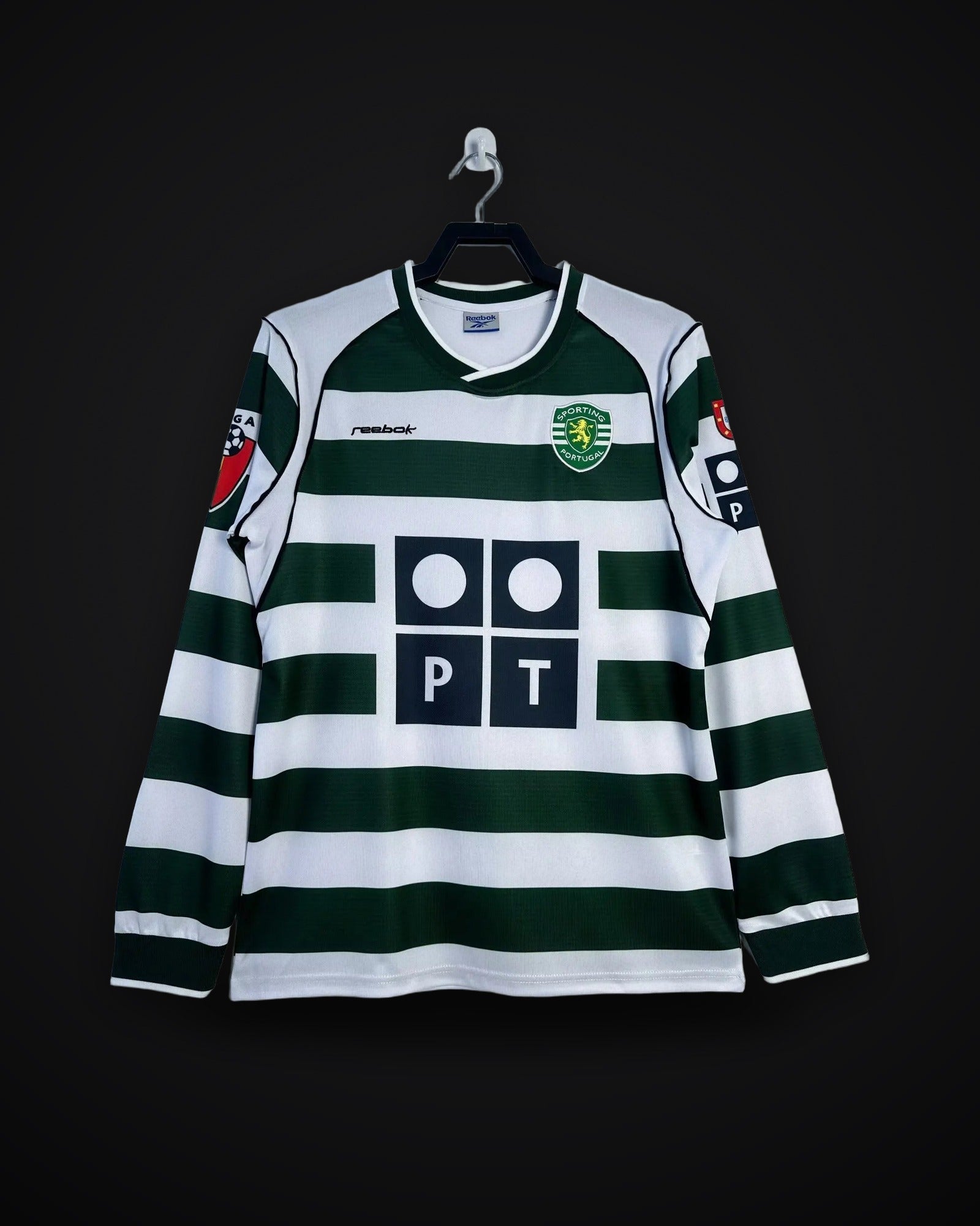 2001/2003 Retro Sporting Lisbon Long Sleeves Home