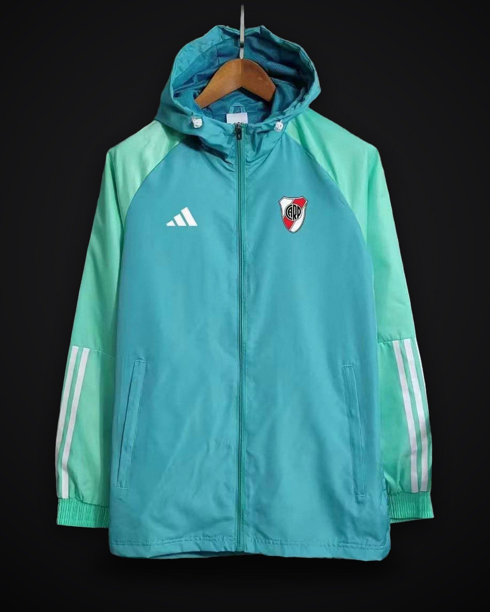 2023/2024 River Plate Windbreaker Light green