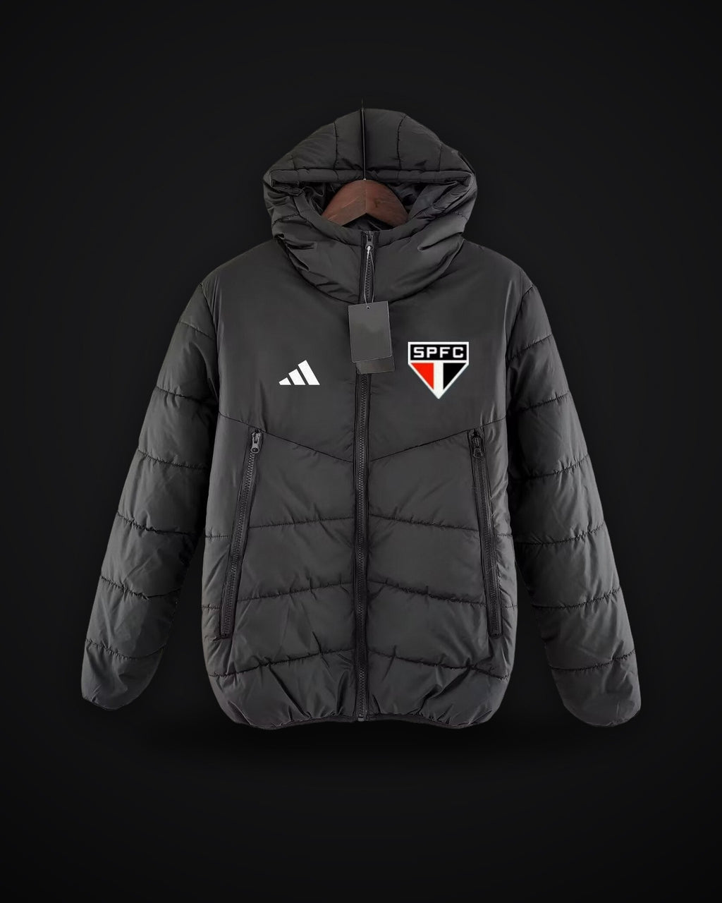 2024/2025 São Paulo Black Soccer Cotton jacket