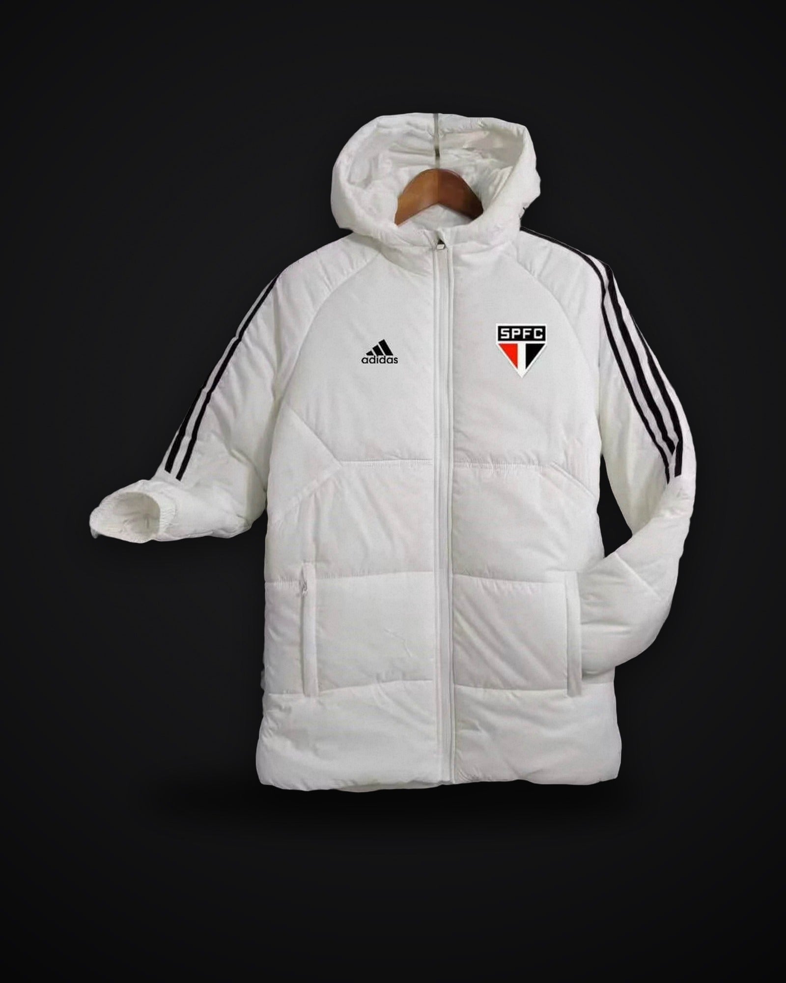 2024/2025 São Paulo White Soccer Long Cotton jacket