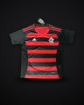 size-flamengo-home-thai-quality-2025-26-kids-shirt