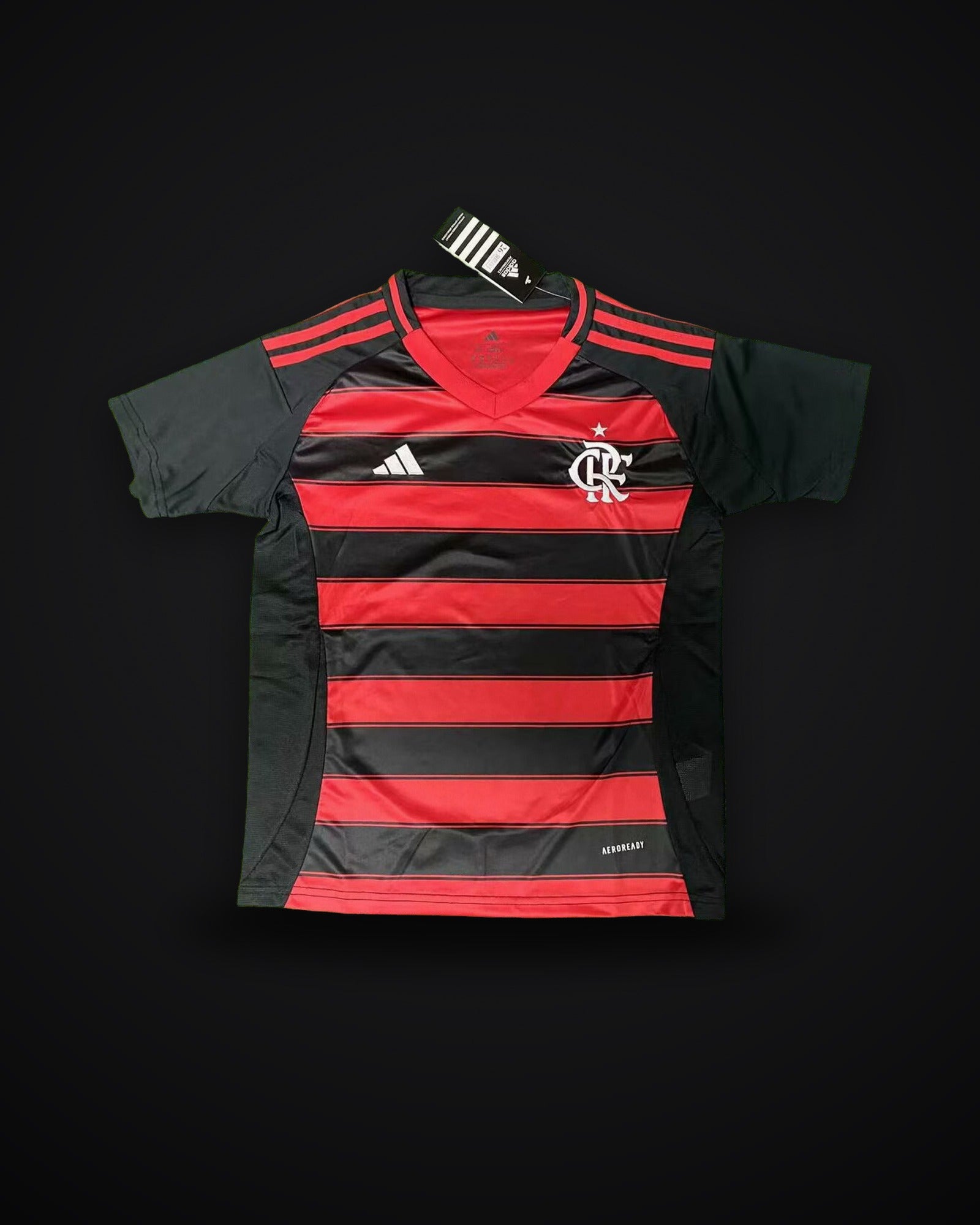size-flamengo-home-thai-quality-2025-26-kids-shirt