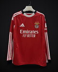 2025/2026 Long Sleeves Benfica Home
