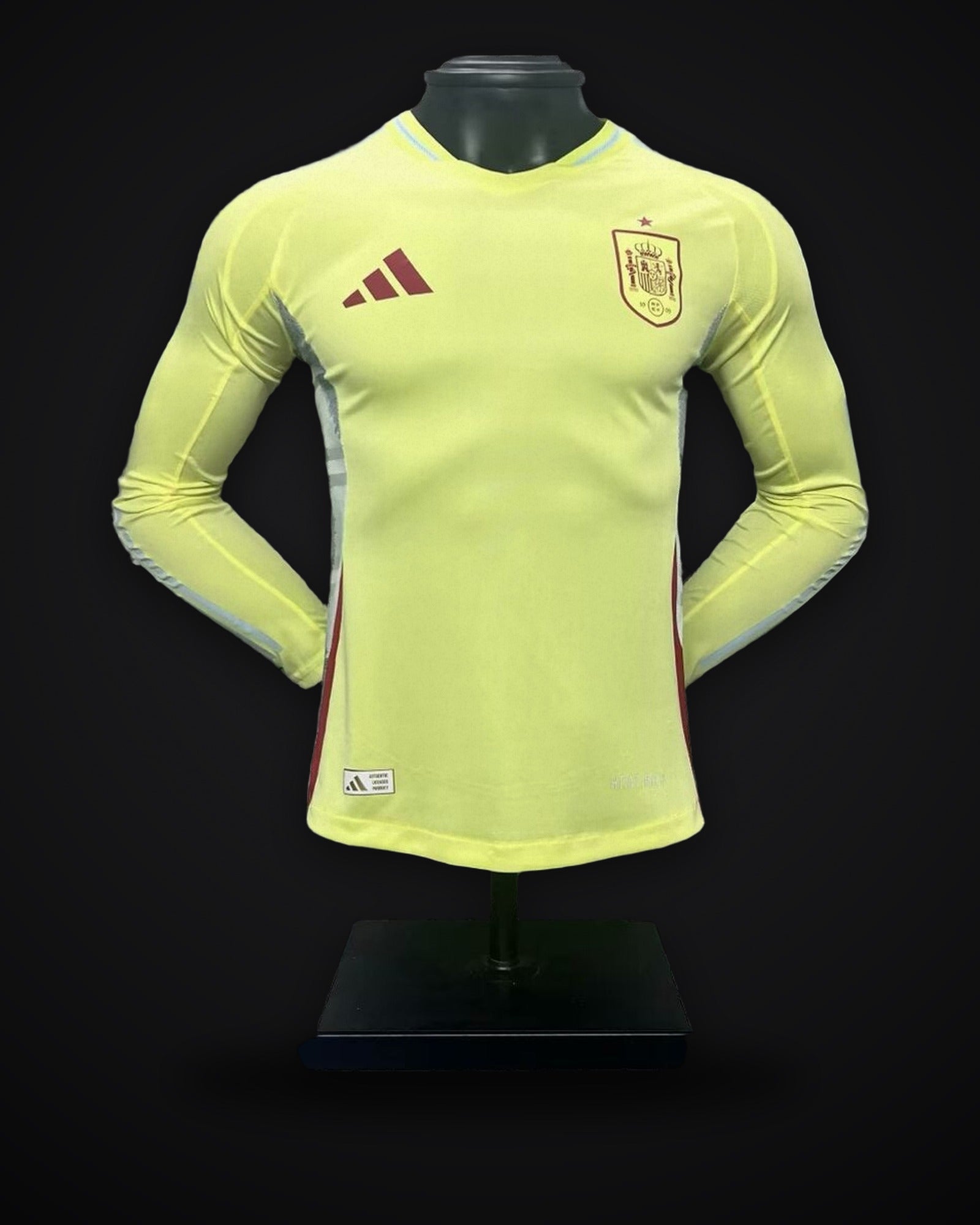 2024-2025 Player Version Spain Away Long Sleeve Soccer Shirt