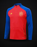 2024-2025 Spain Half-Pull Training Suit Red