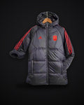 2024 Spain Black-Red Edge Soccer Long Cotton jacket