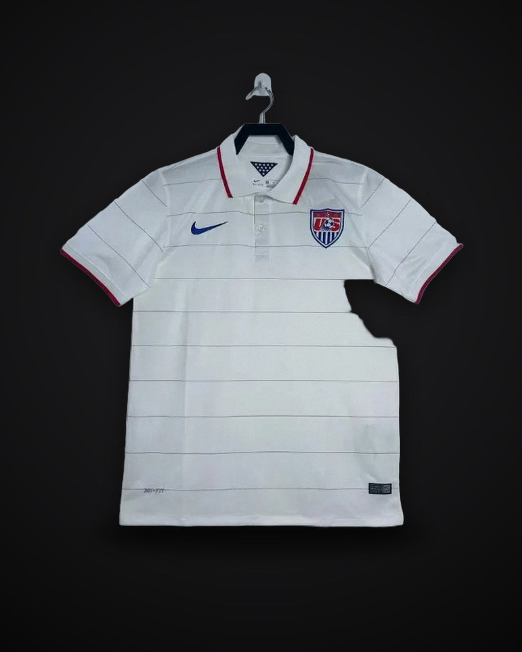2014 Retro United States  Home Soccer Shirt
